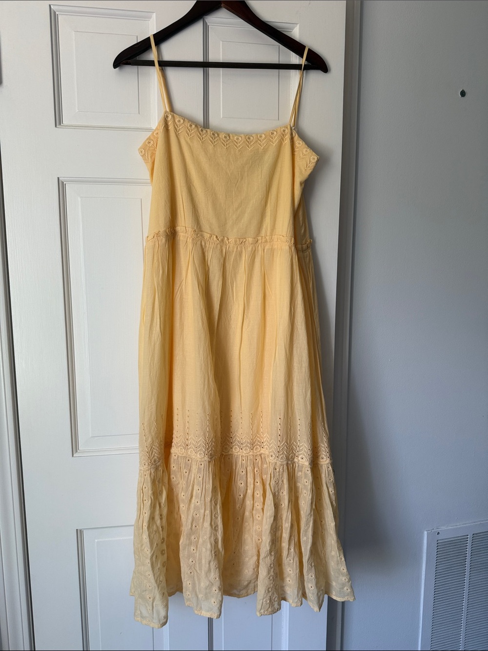 J. Crew Yellow Sorento Dress size S